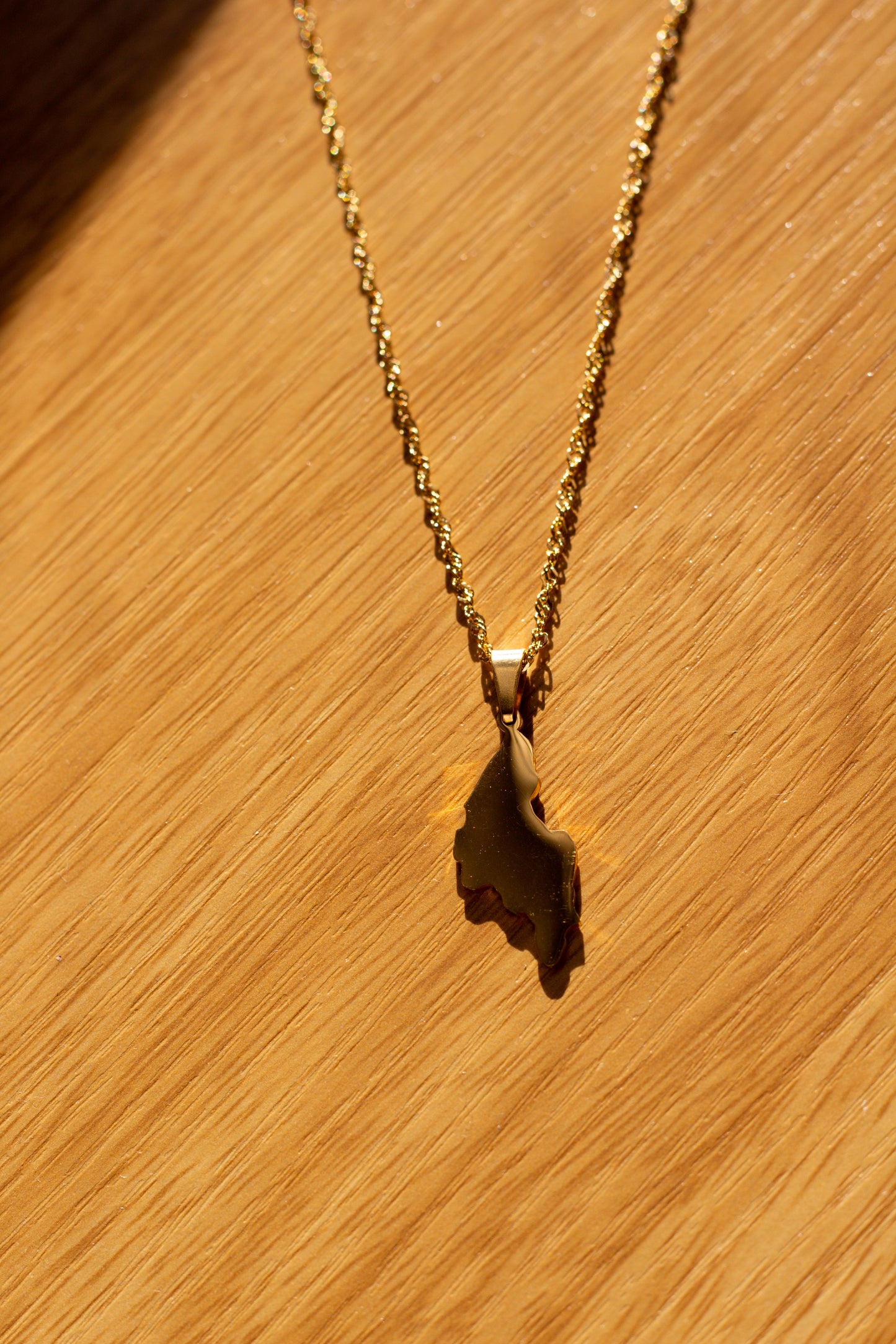 Tinian Map Pendant