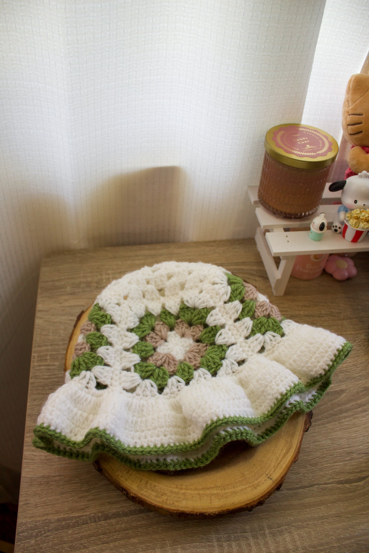 Crochet Granny Square Hat