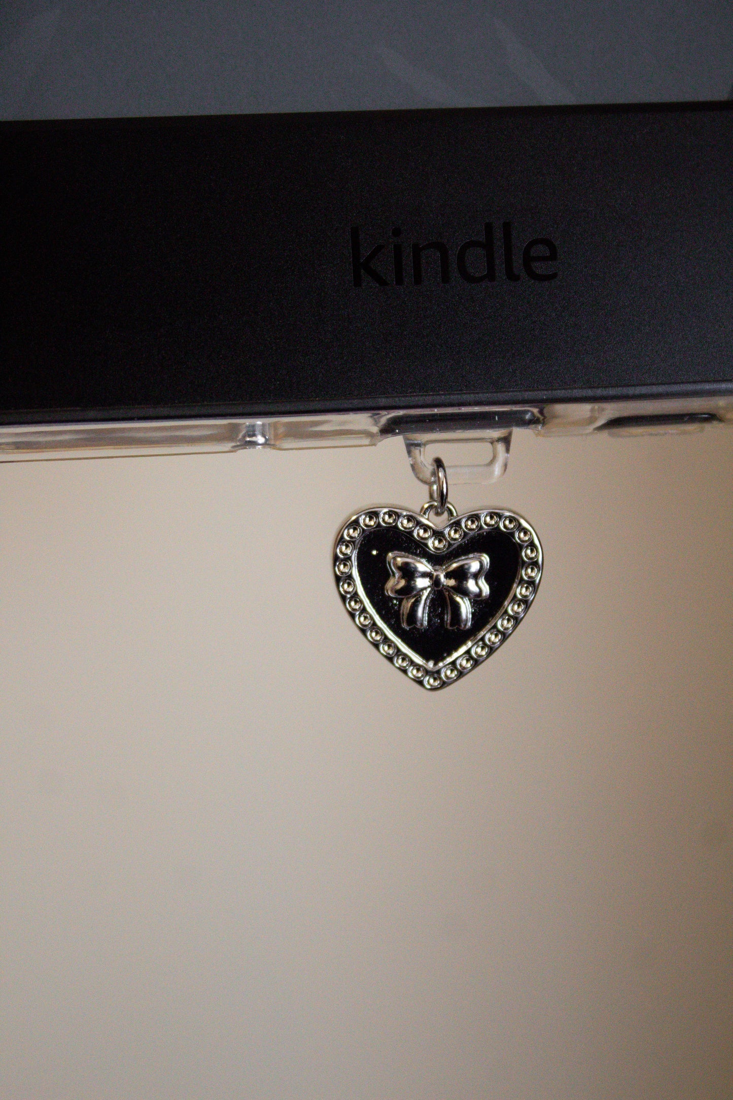 Silver Coquette Heart Dust Plug