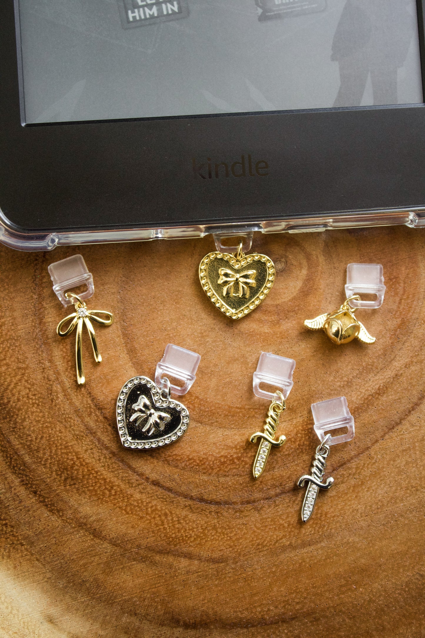 Gold Coquette Heart Dust Plug