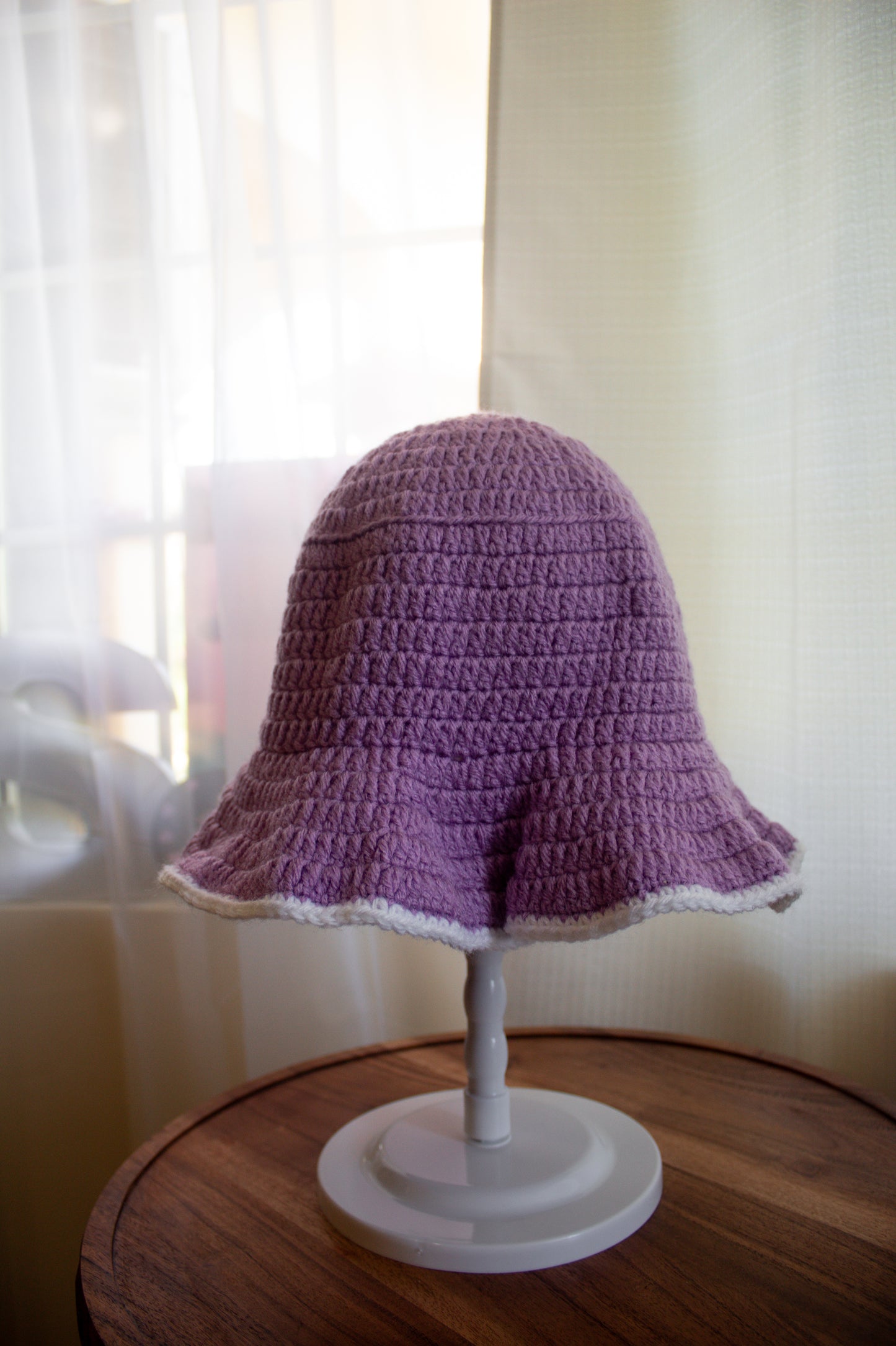 Crochet Purple Hat (Floppy Style)