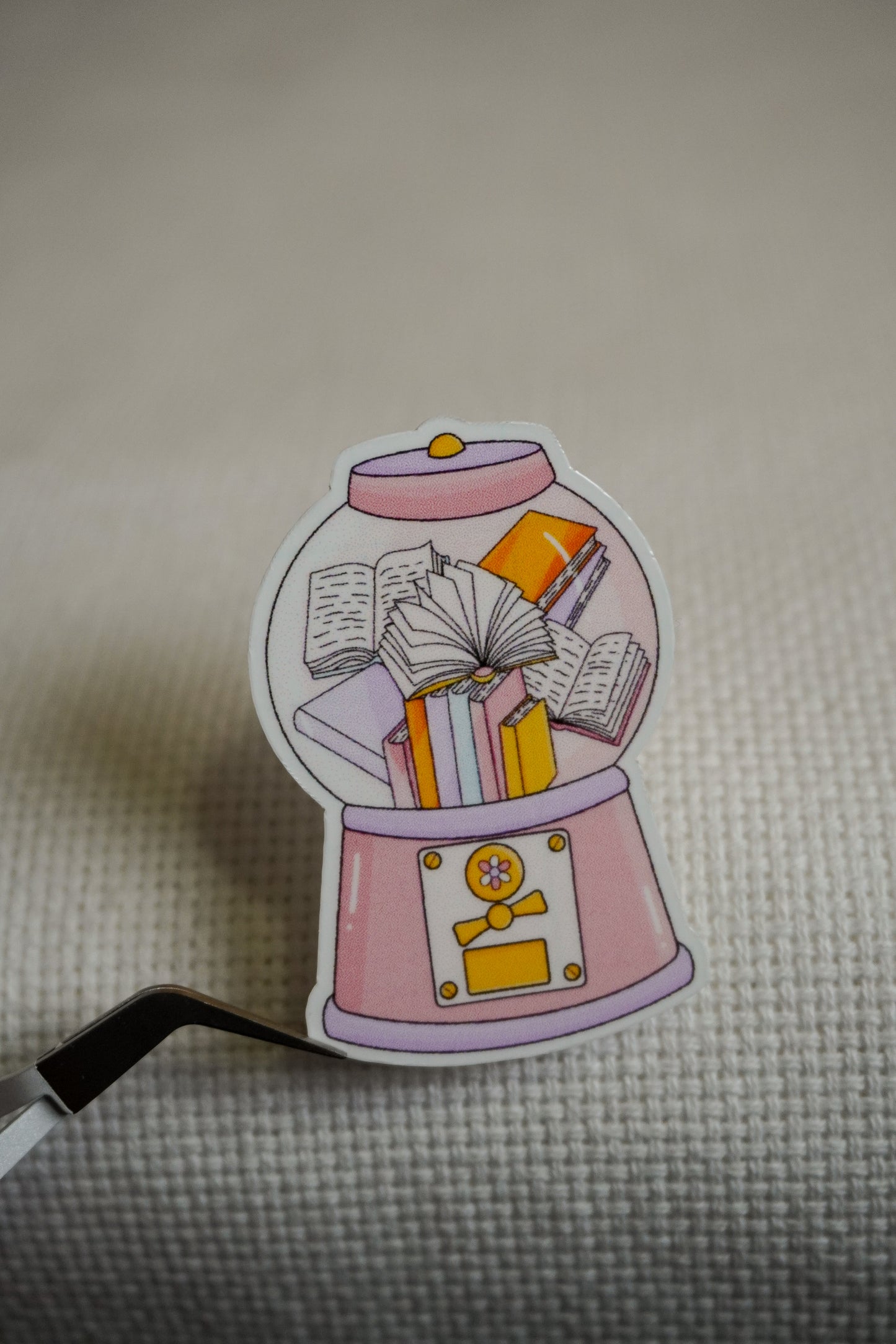 Bookish Gumball Machine Sticker