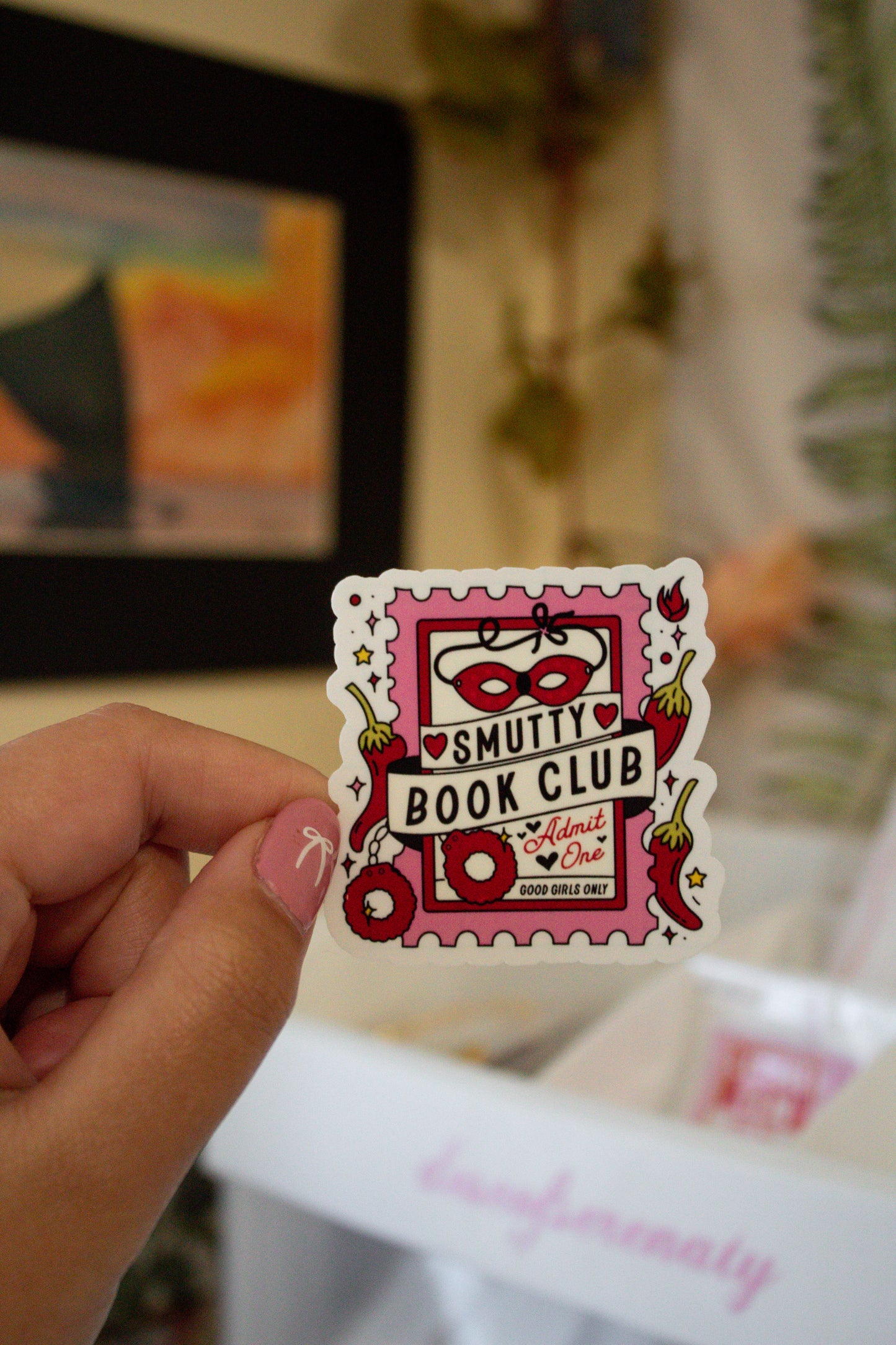 Smutty Book Club Sticker