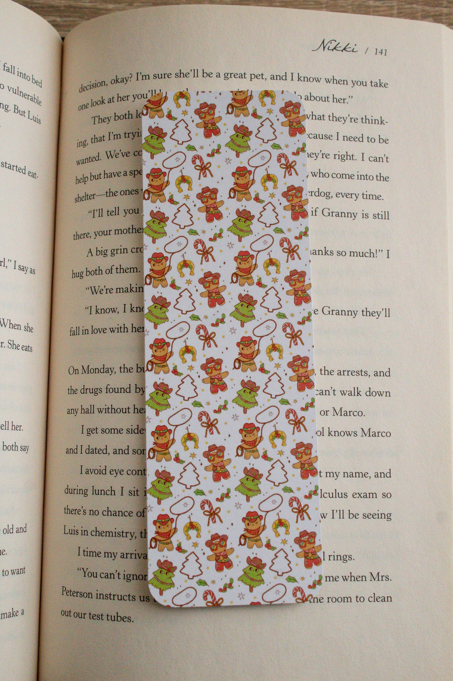 Country Christmas Bookmark