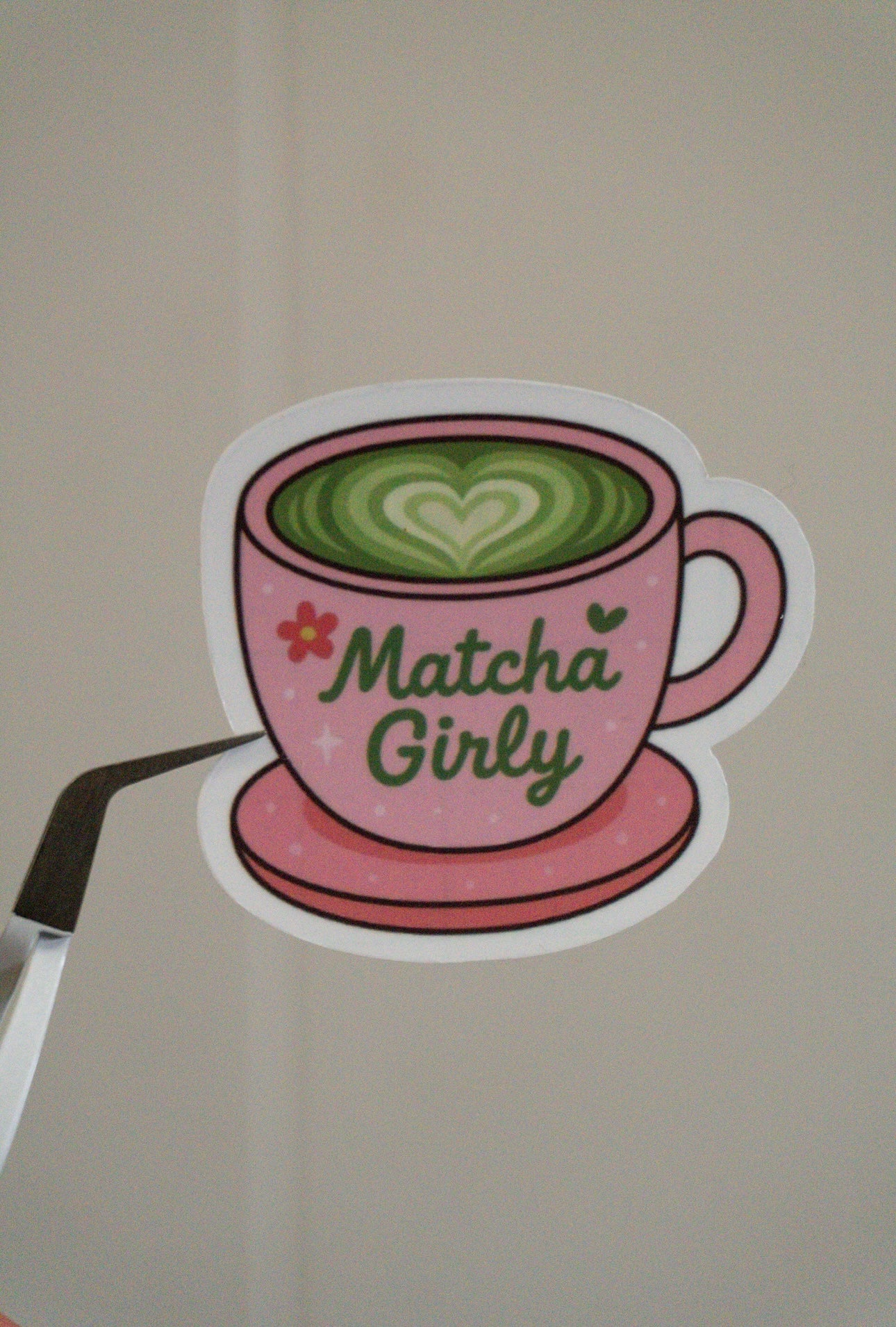 Matcha Girly Sticker