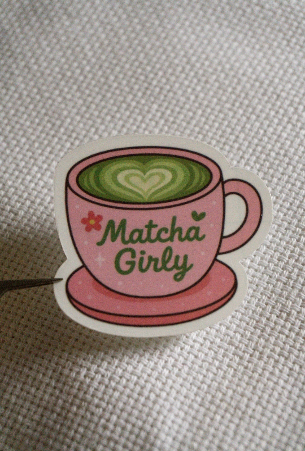 Matcha Girly Sticker