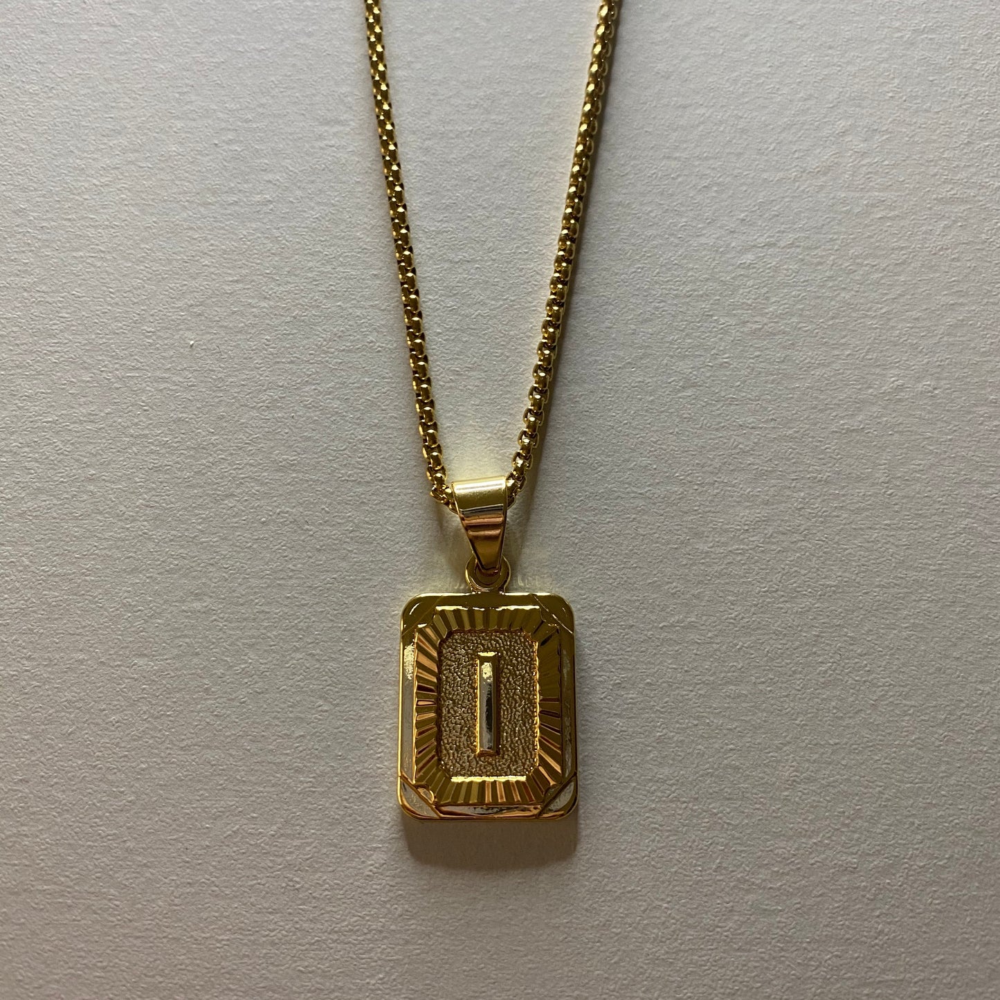 I Initial Necklace