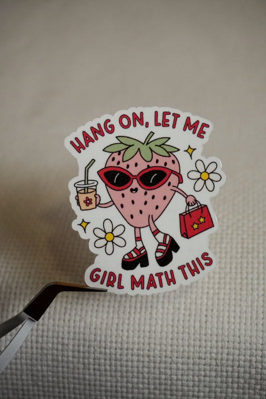 Let Me Girl Math This Sticker