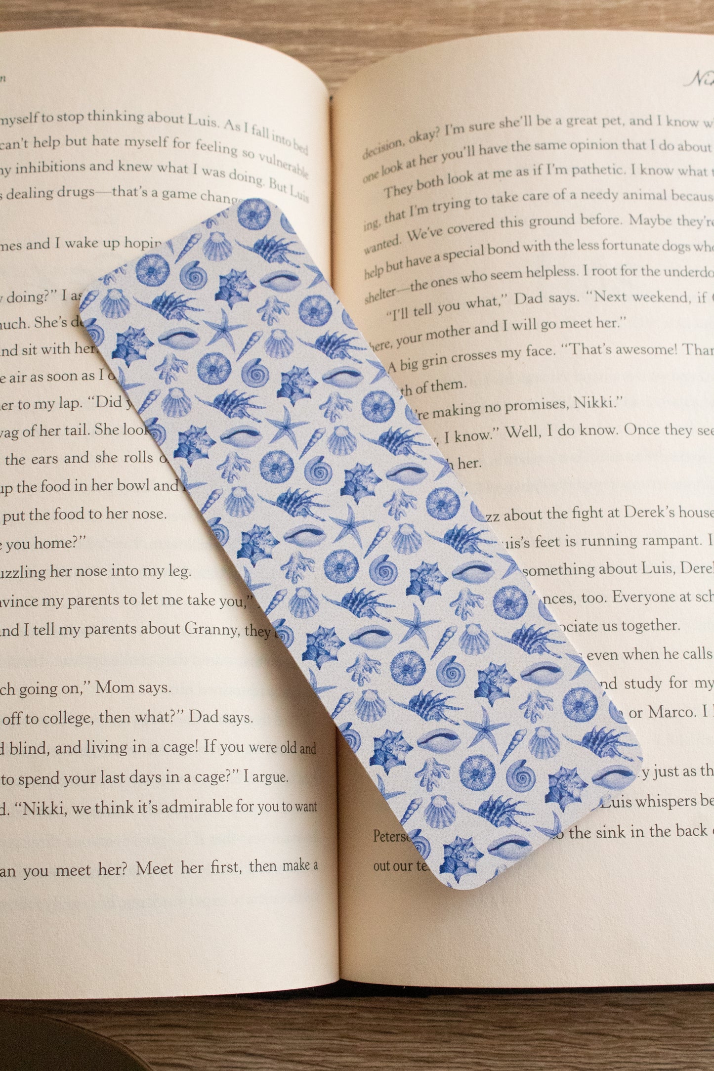 Mixed Shell Bookmark