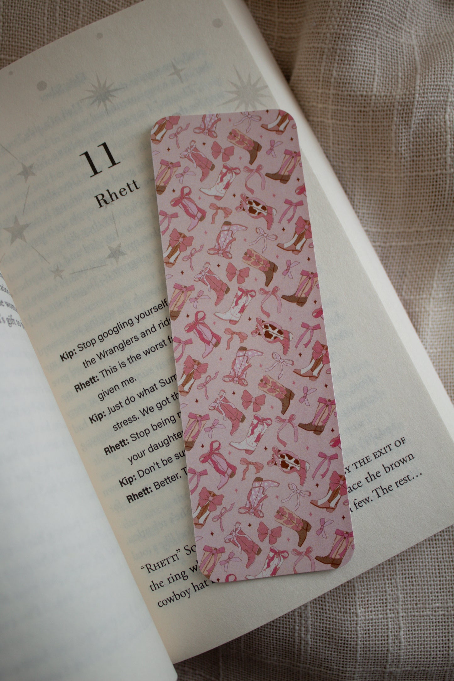 Bows & Boots Bookmark