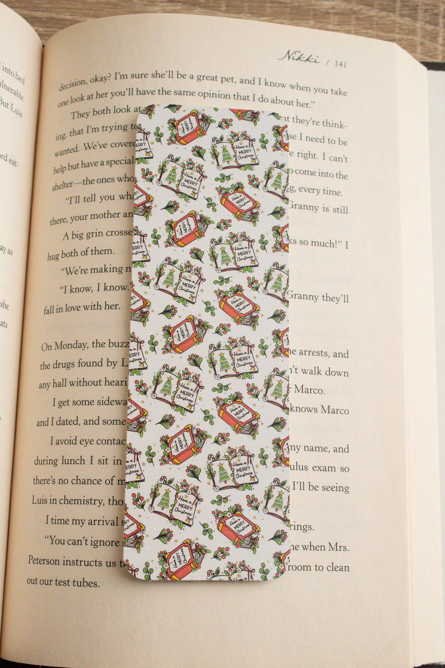 Merry Christmas Bookmark