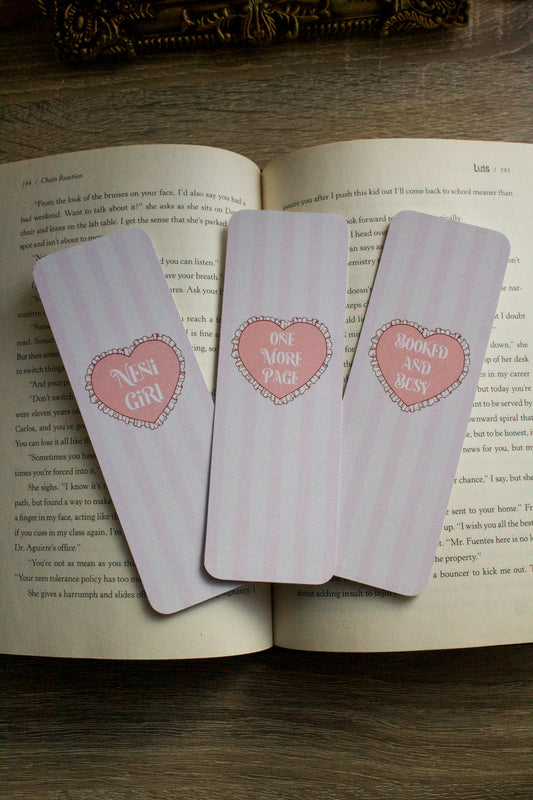 Pink Coquette Bookmark