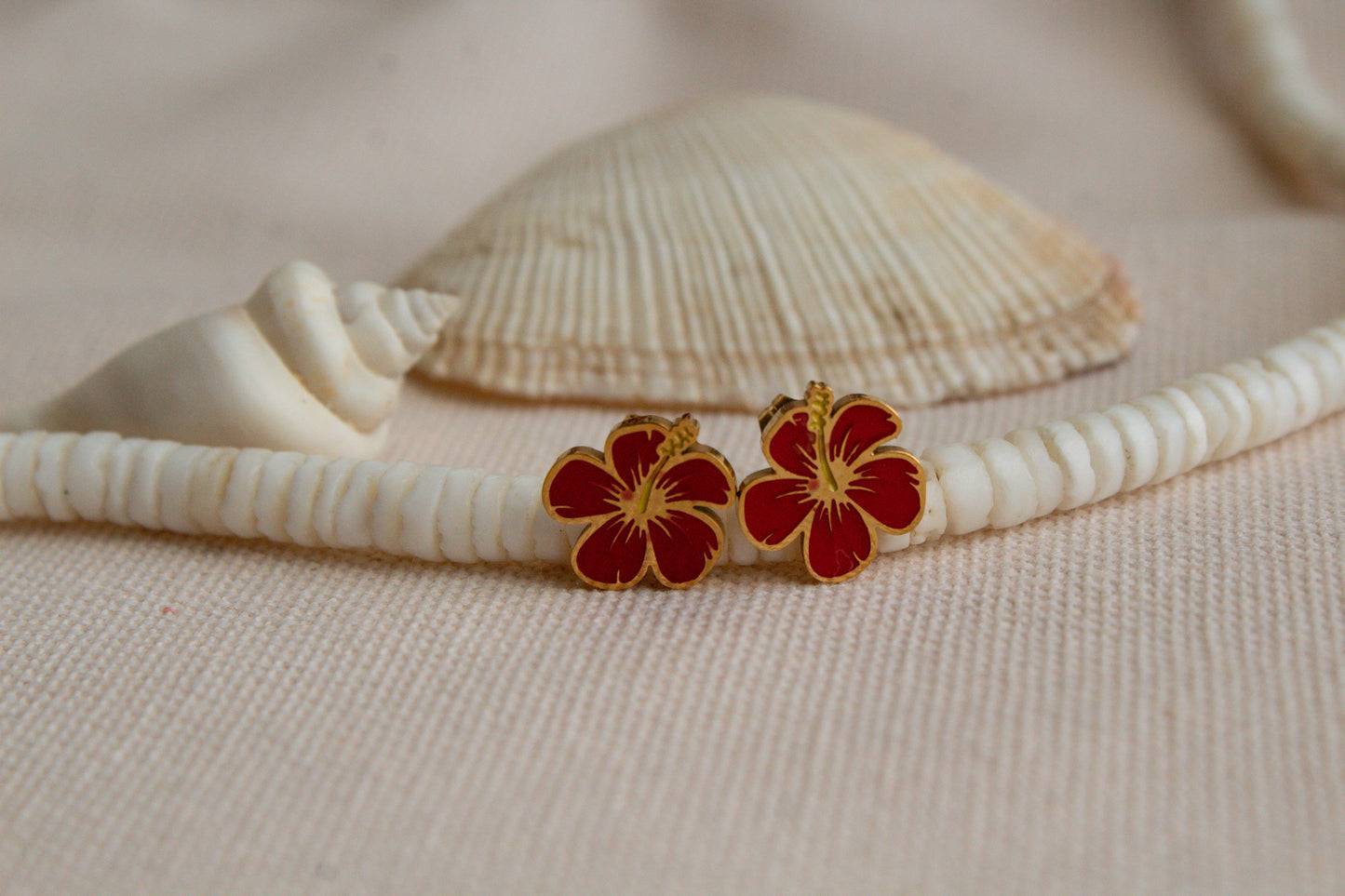 Hibiscus Earrings