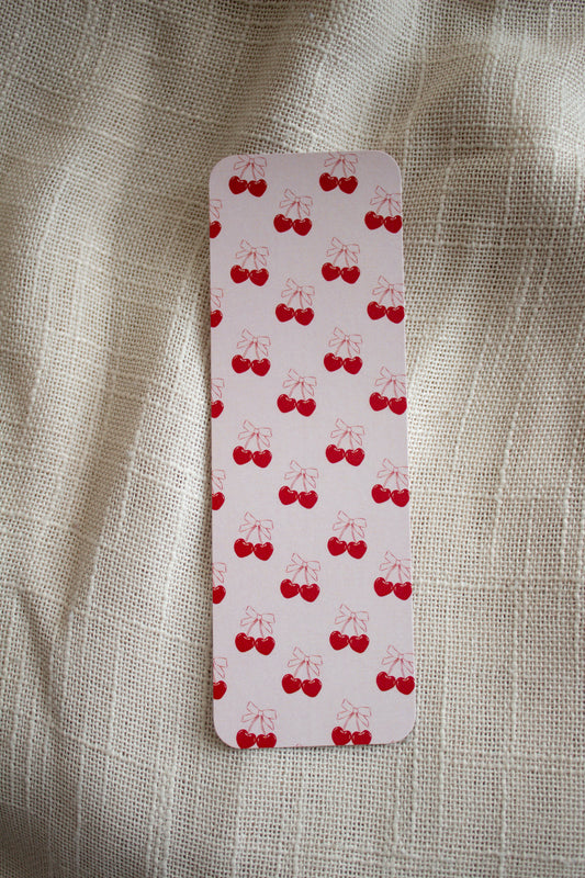 Cherry Bow Bookmark