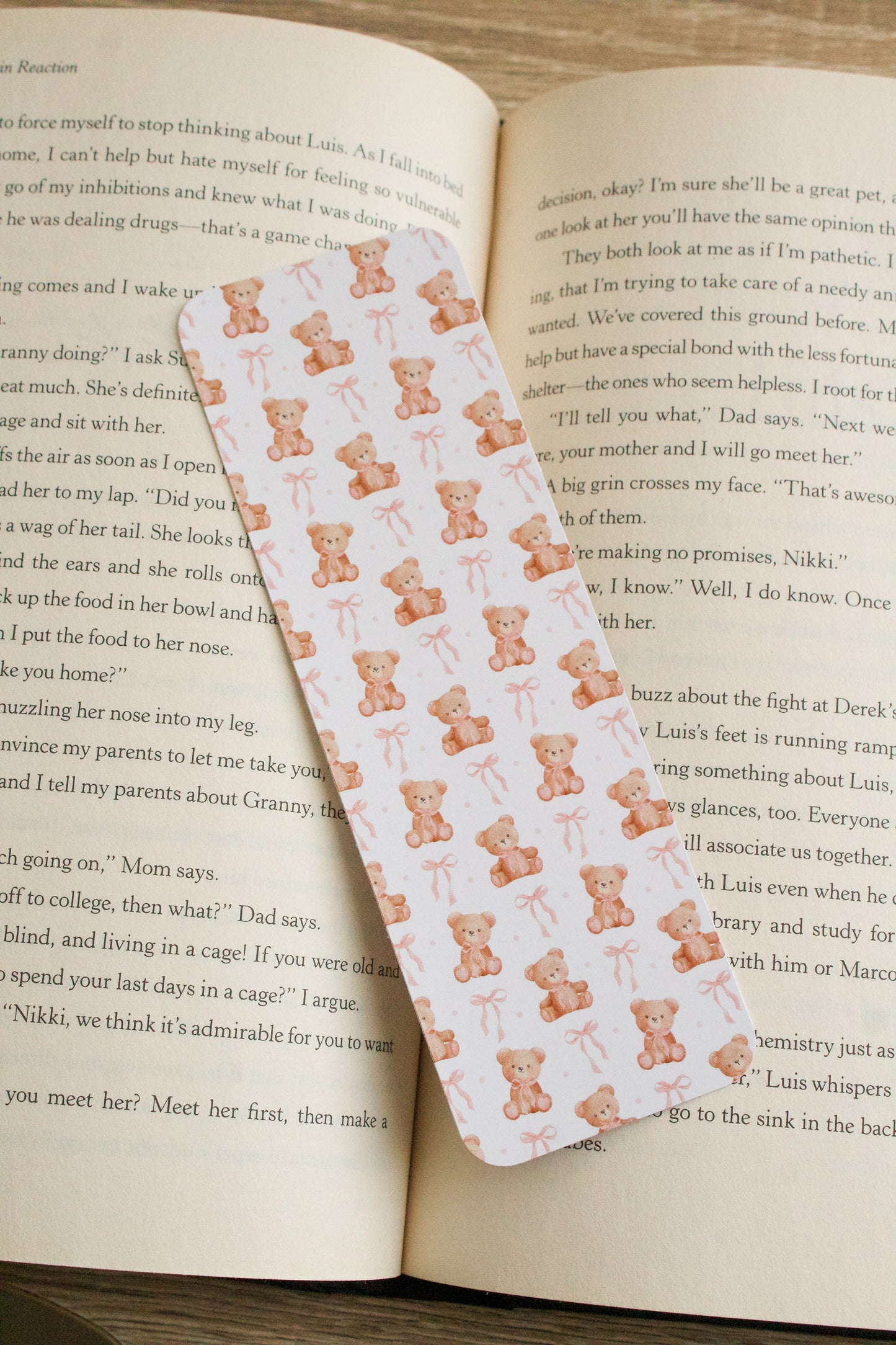 Coquette Bear Bookmark