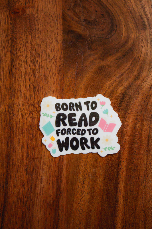 Born to Read Sticker