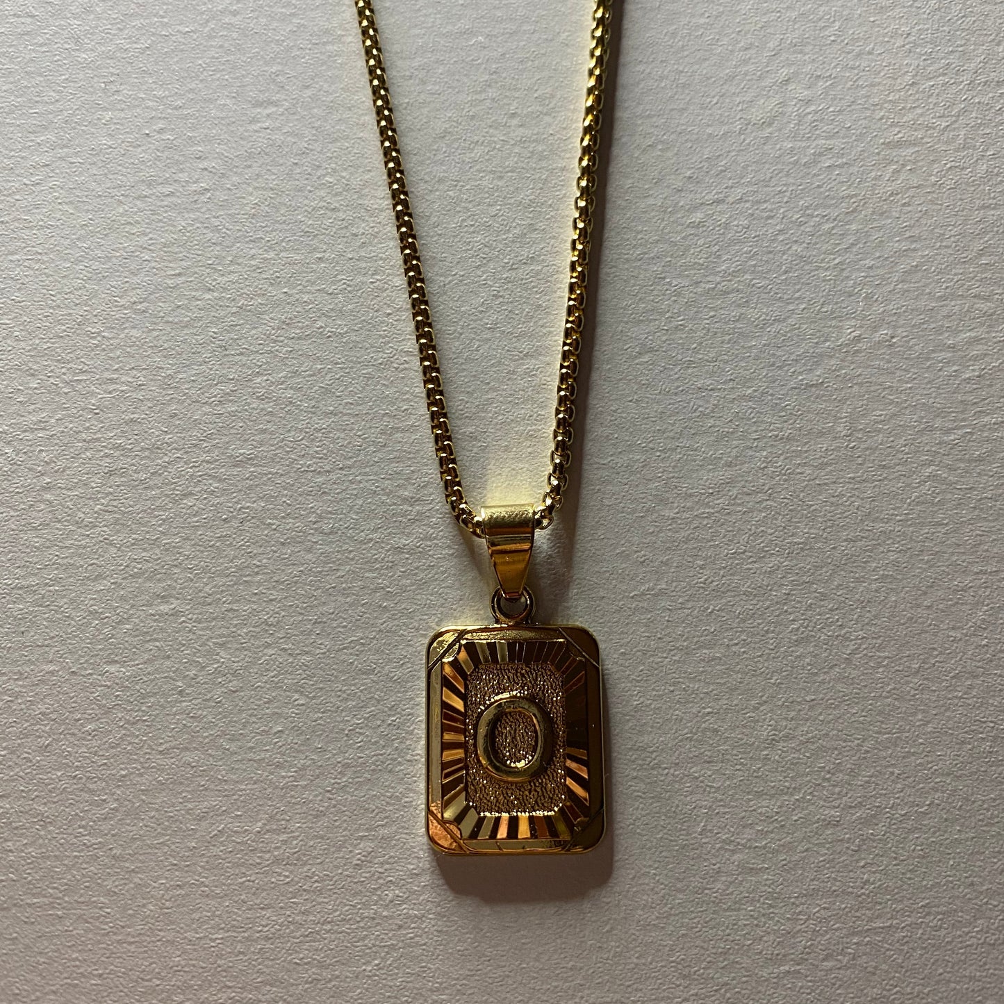 O Initial Necklace