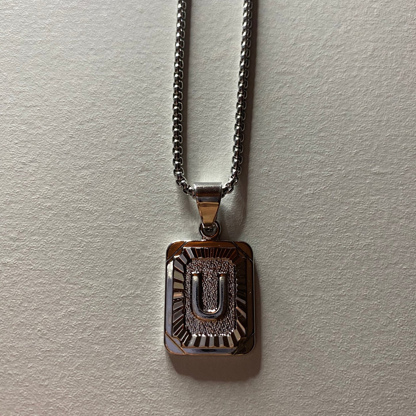 U Initial Necklace