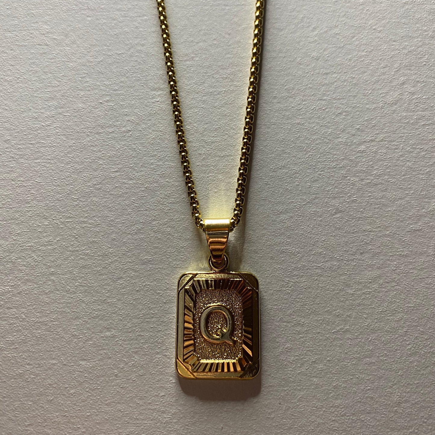 Q Initial Necklace